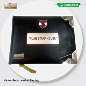 Visitor Book Leather Binding