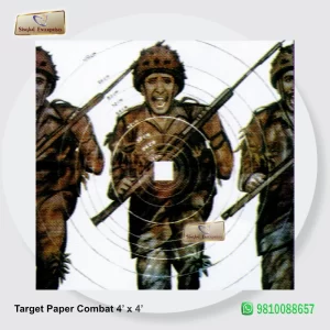 Target Paper Combat 4 x 4