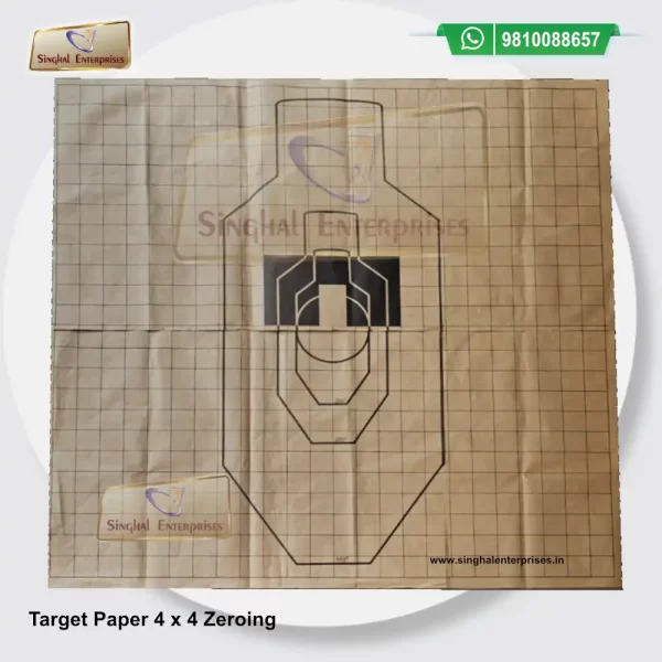 Target Paper 4 x 4 Zeroing - Army Stores